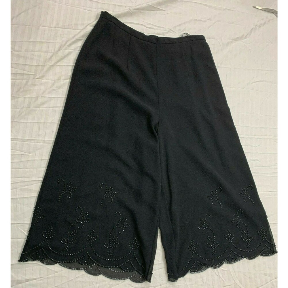 JR NITES BY CALIENDO WOMENS CAPRIS PANTS SIZE 14